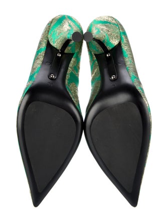 Prada Nylon Printed Pumps