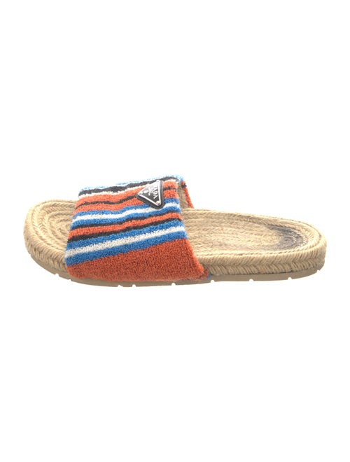 Prada Terry Cloth Striped Espadrilles