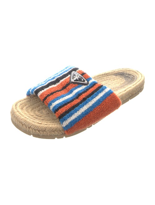Prada Terry Cloth Striped Espadrilles