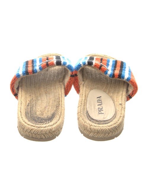 Prada Terry Cloth Striped Espadrilles