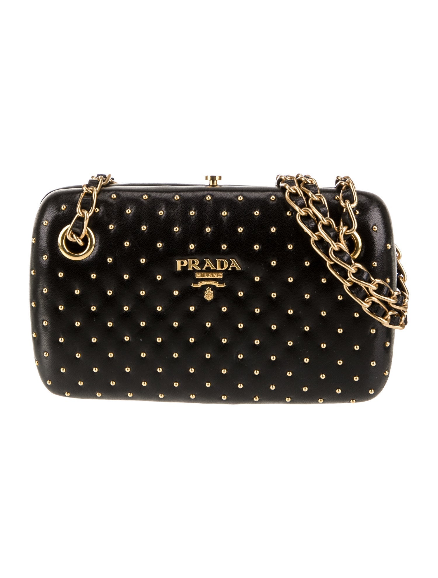 Prada Leather Evening Bag