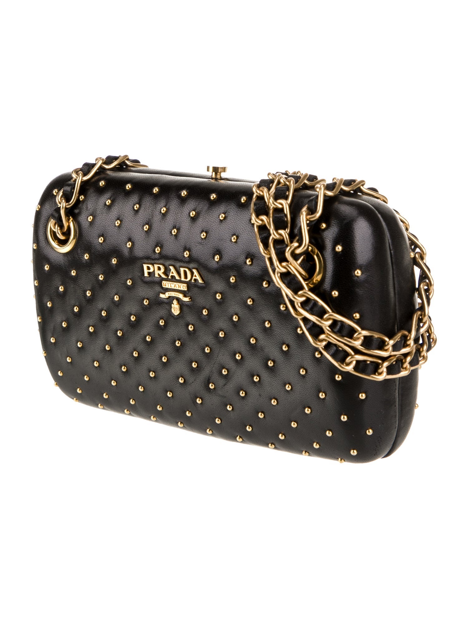 Prada Leather Evening Bag