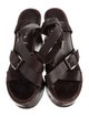 Prada Leather Slingback Sandals