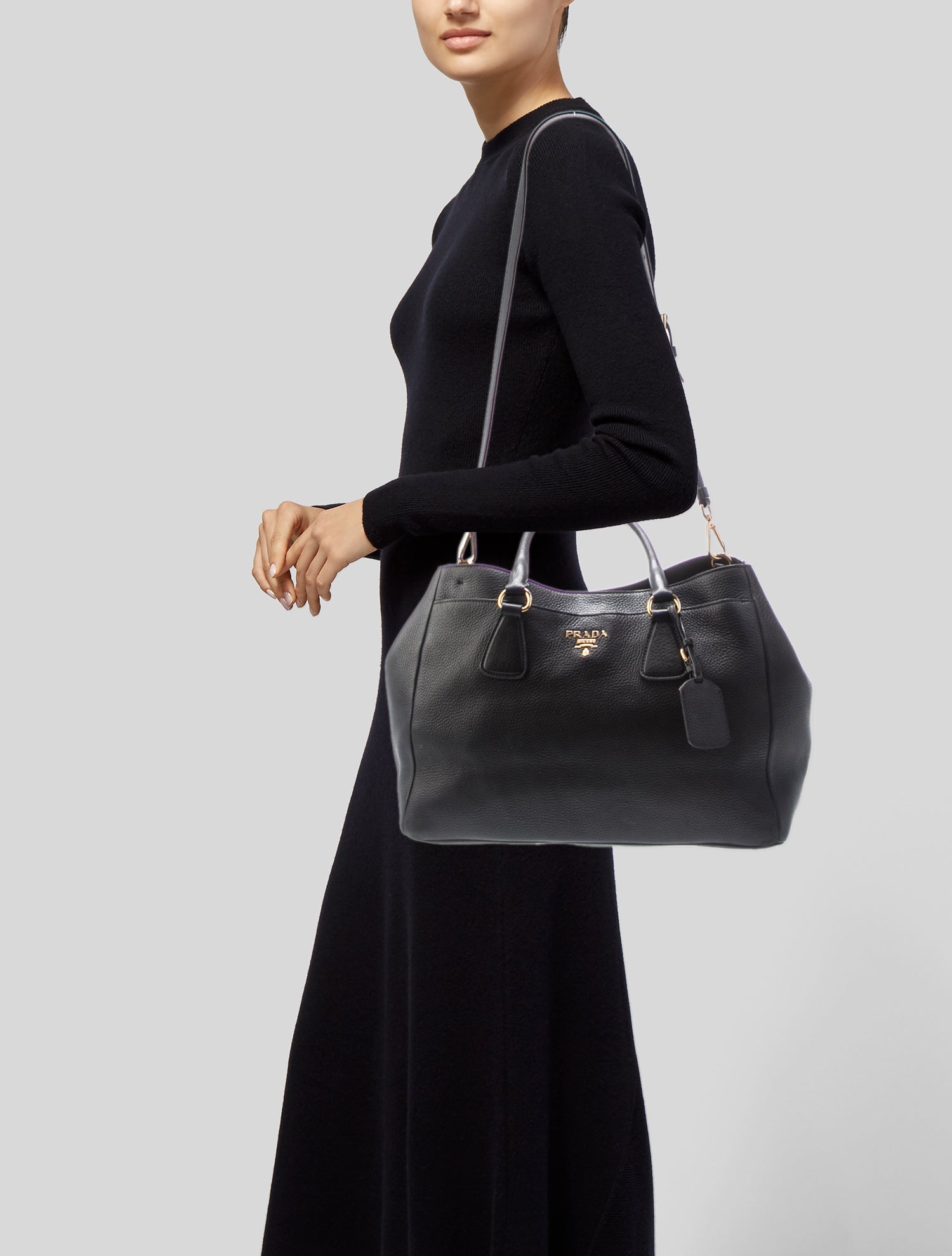 Prada Vitello Daino Leather Crossbody Bag