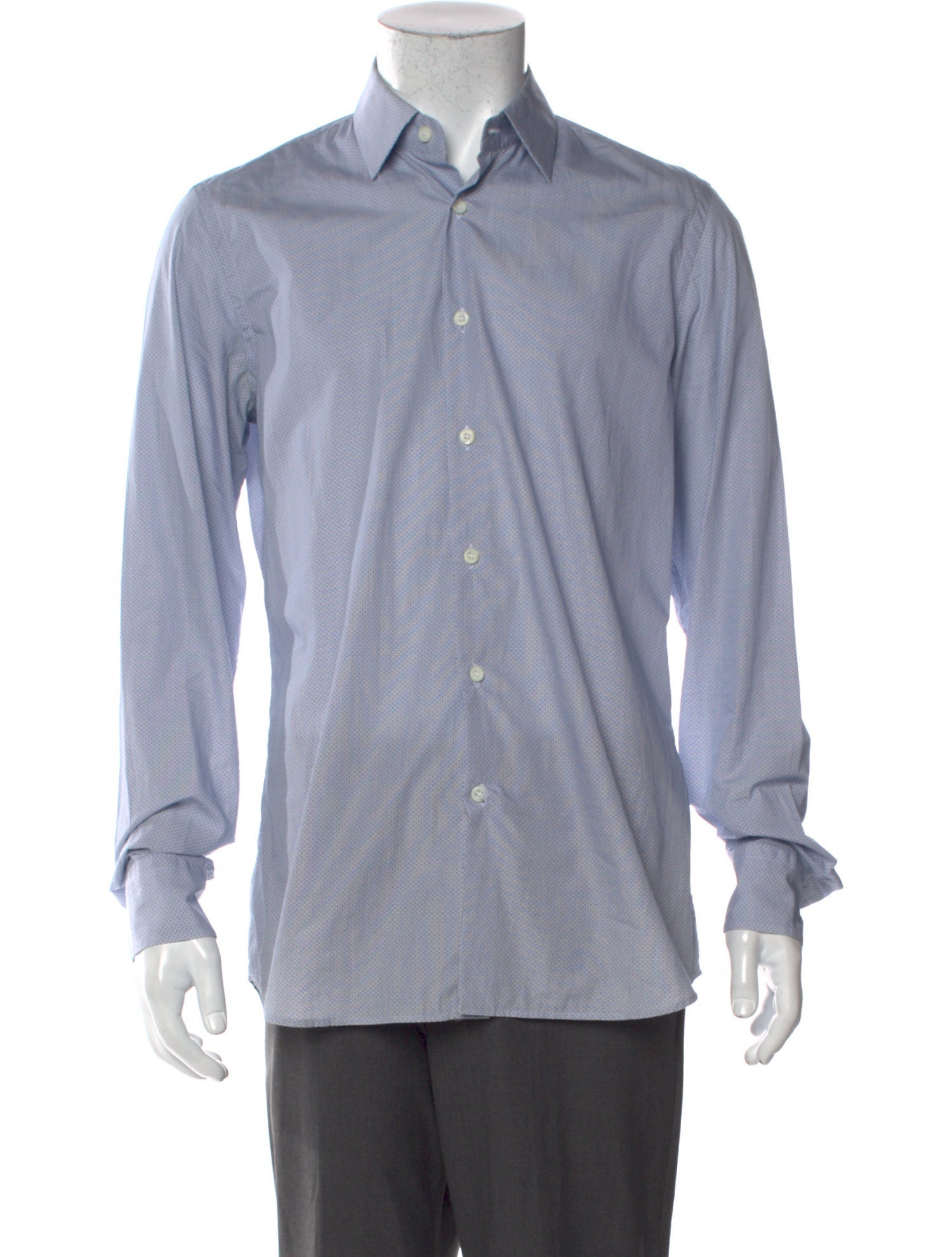 Prada 2017 Striped Dress Shirt
