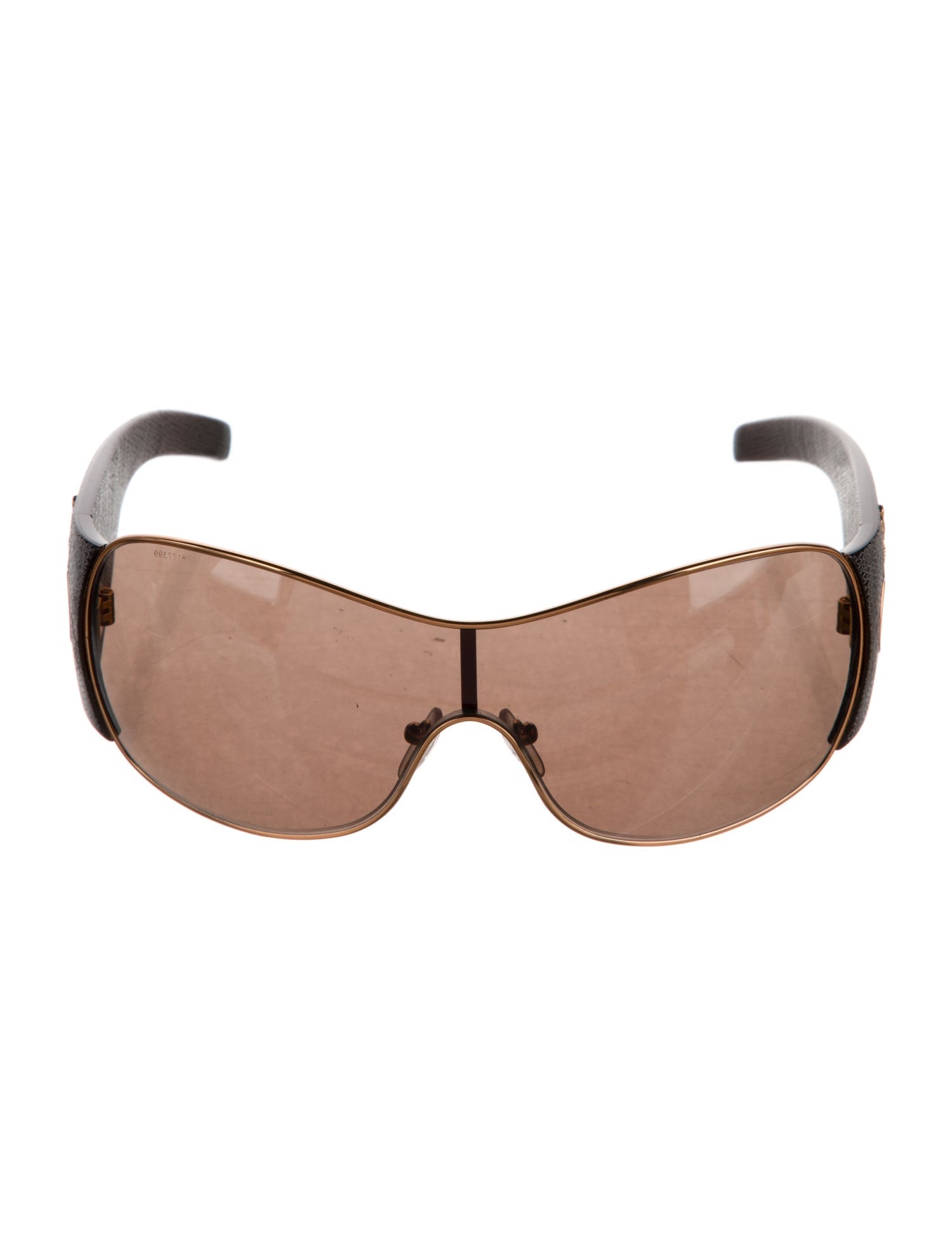 Prada Signature Logo Shield Sunglasses