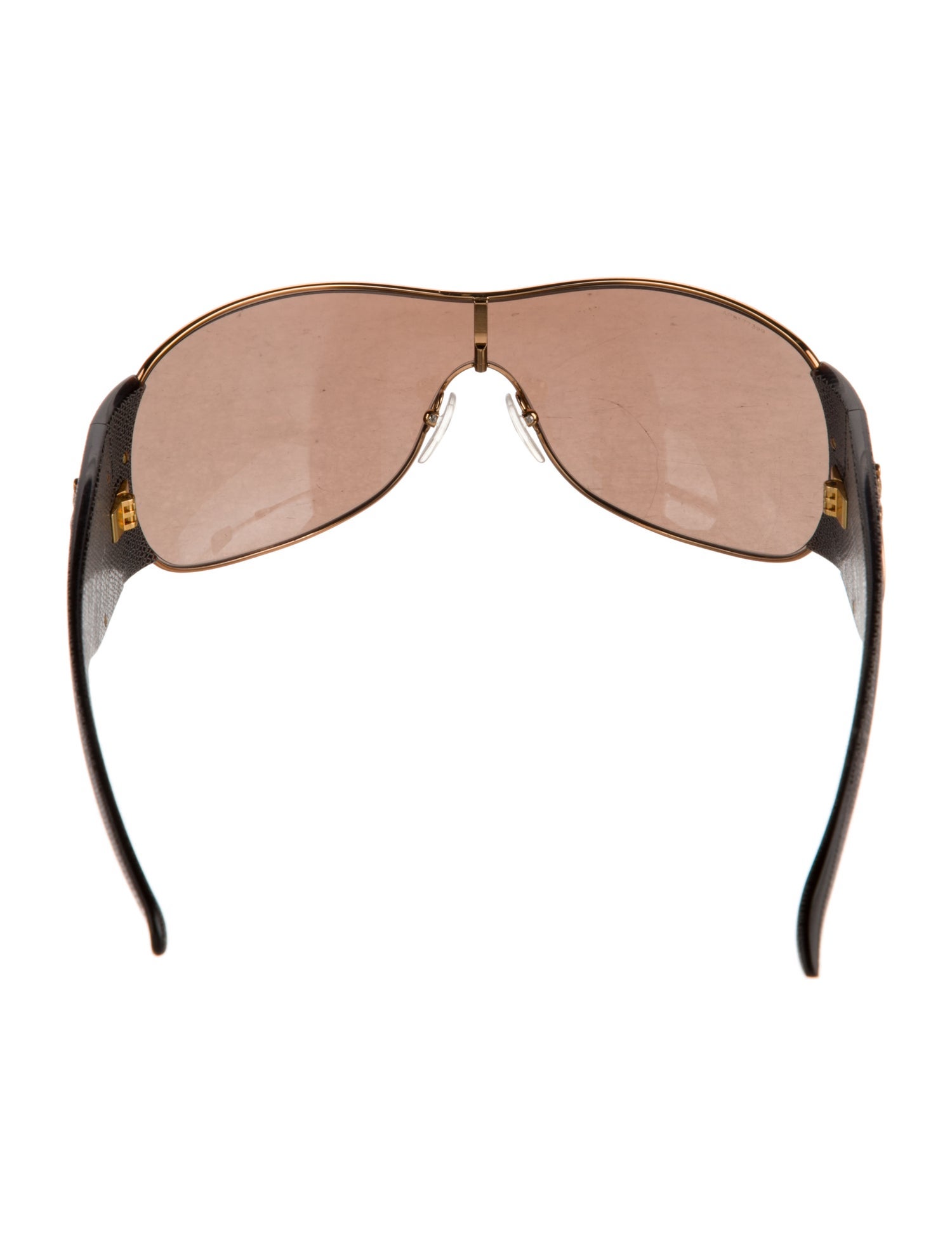 Prada Signature Logo Shield Sunglasses