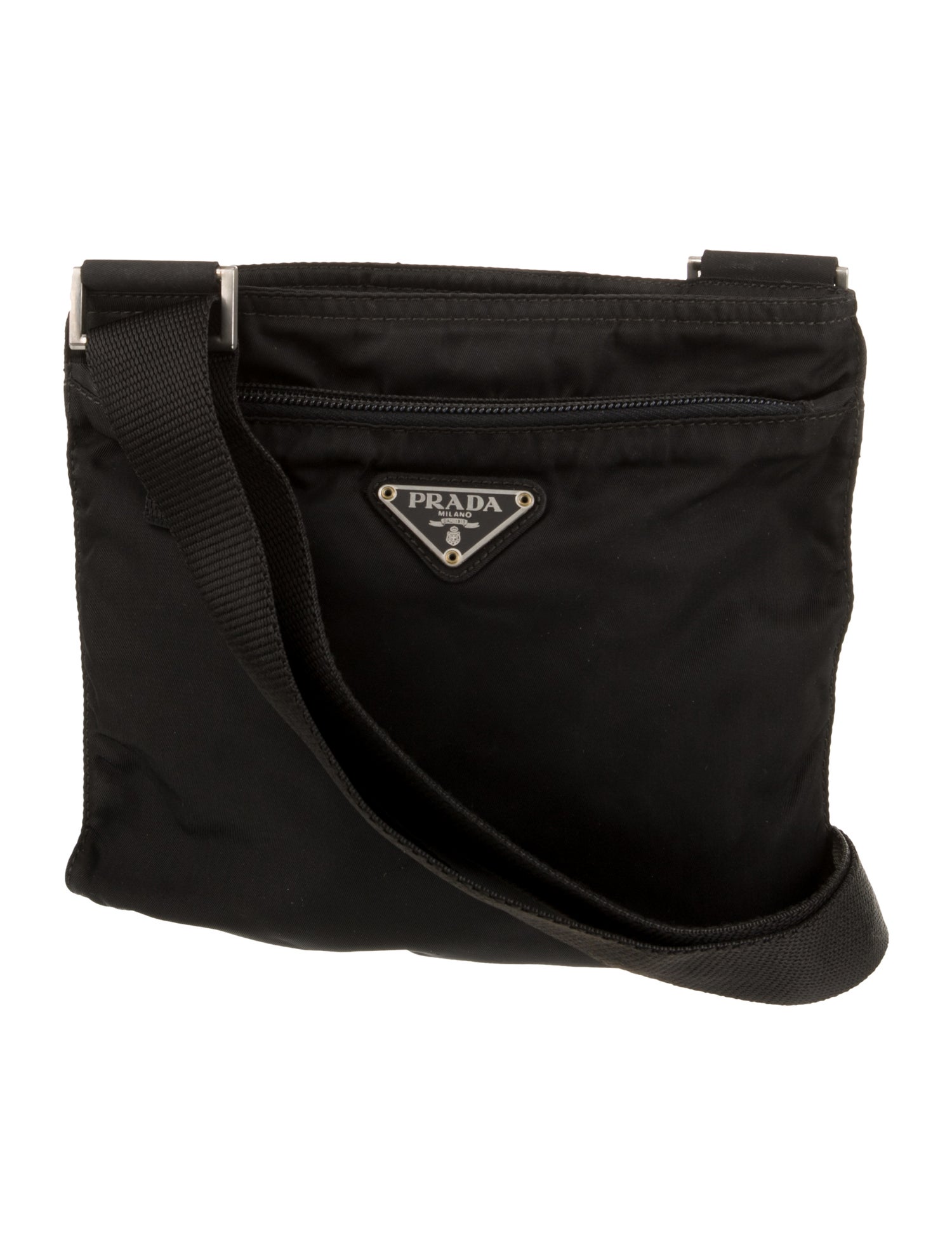 Prada Vela Nylon Messenger Bag