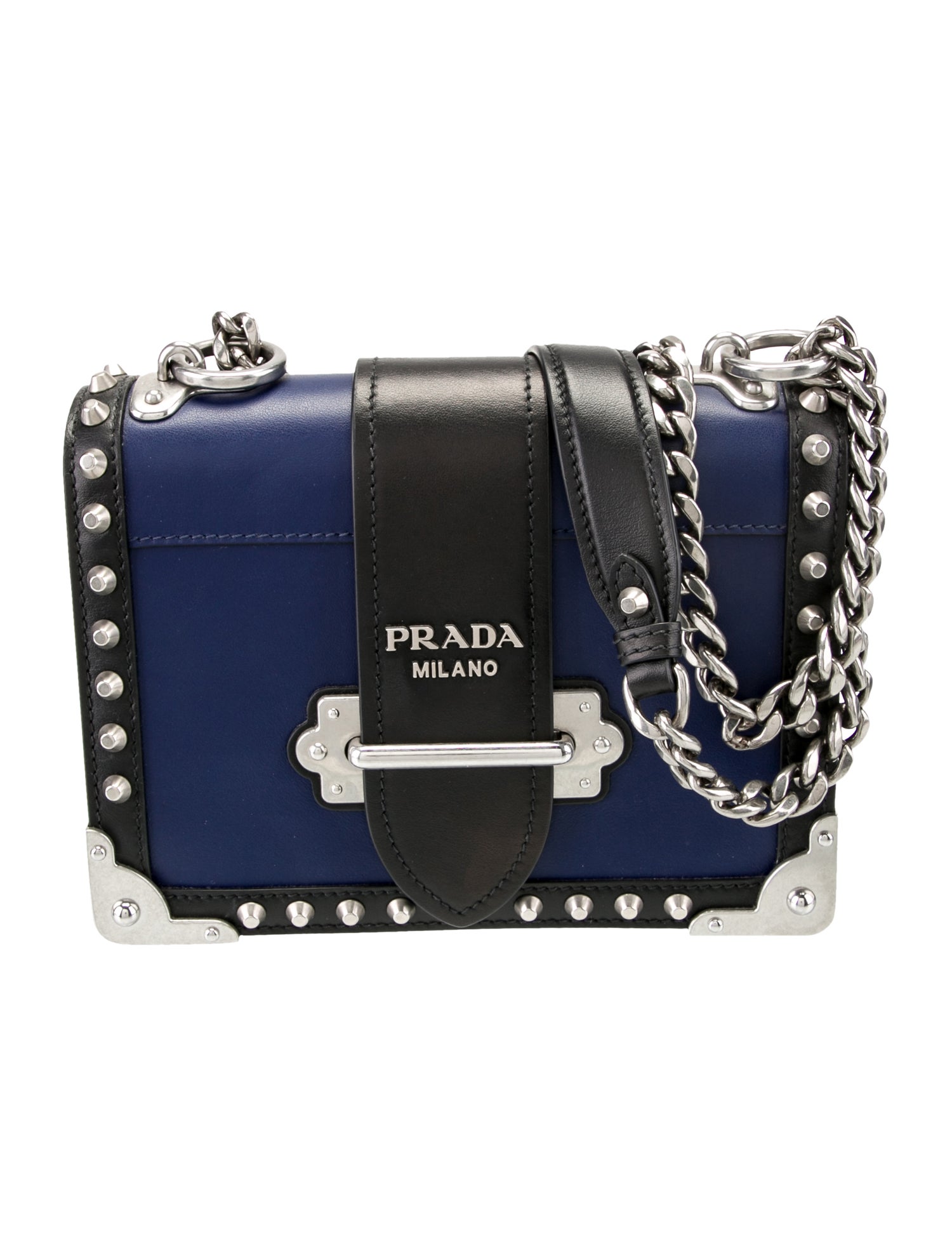 Prada City Calf Leather Cahier