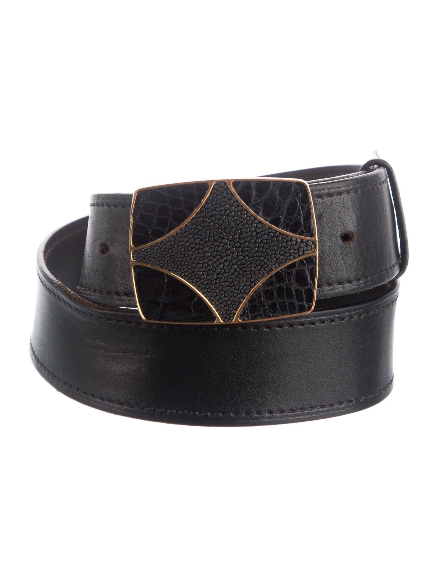 Prada Ponyhair Animal Print Belt - Belts, Accessories