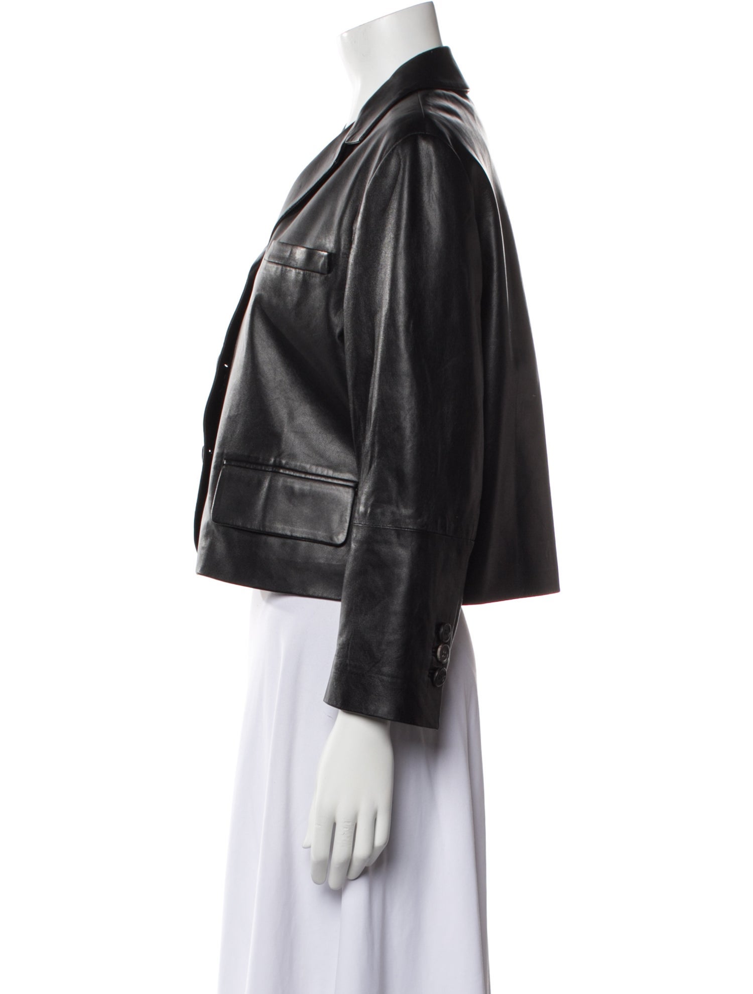 モデルせいらさん着用【Sandy Liang】Etoile パファージャケット Sandy Liang Bowery Shearling Jacket w/ Tags - Black Jackets