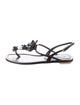 Prada Patent Leather Slingback Sandals
