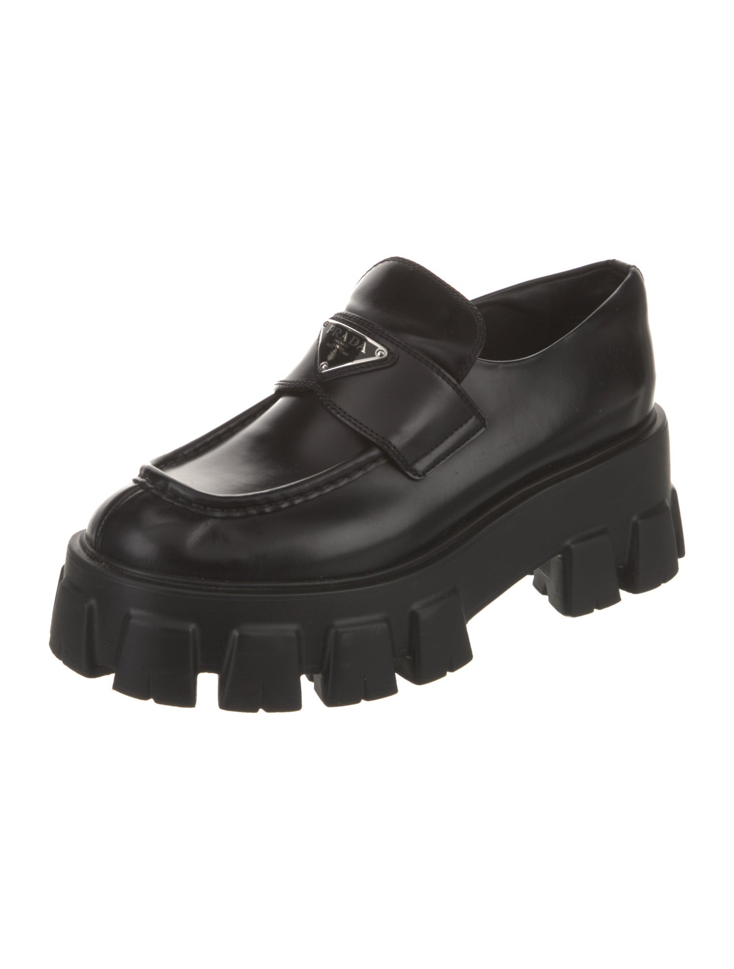 Prada Leather Mary Jane Flats