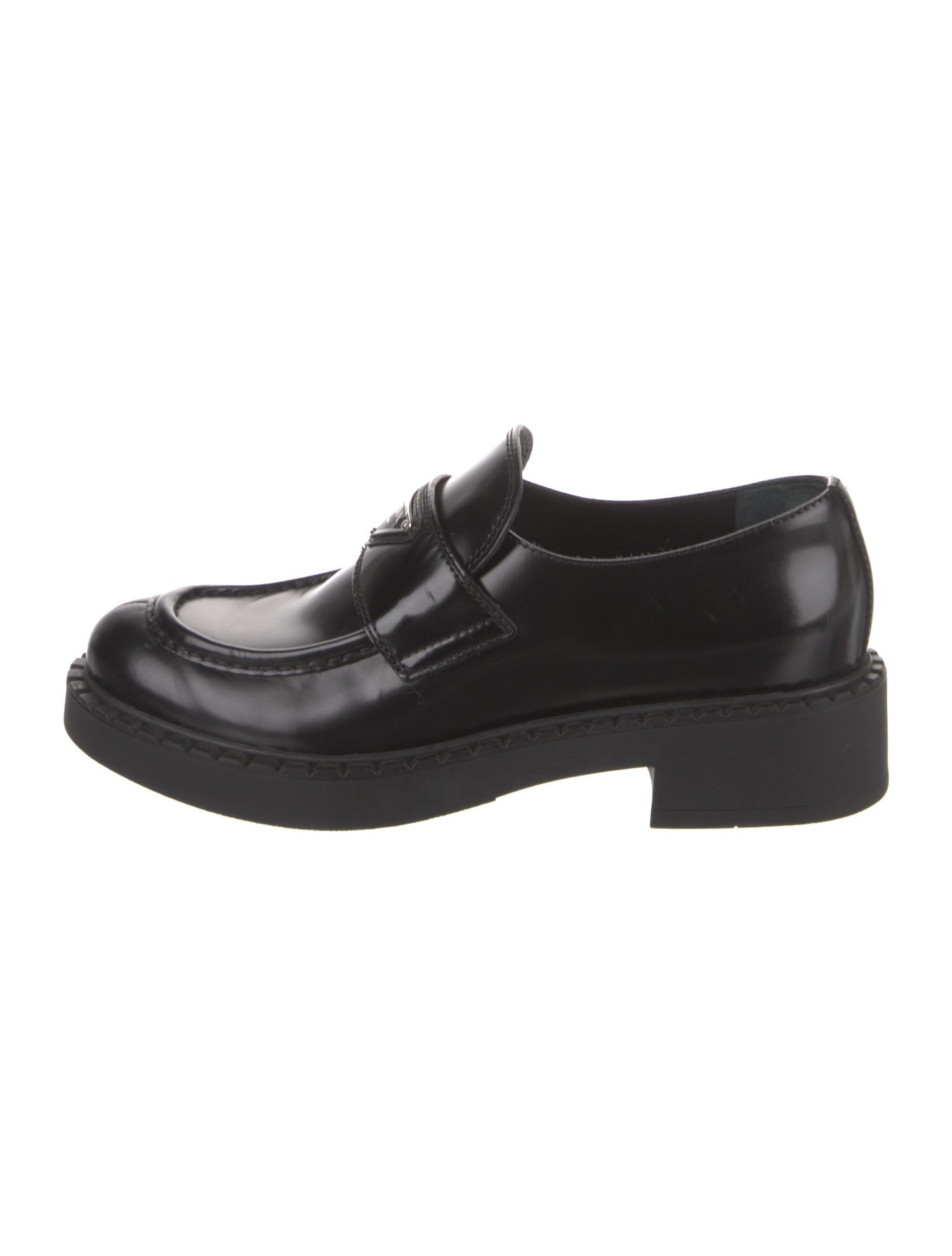 Prada Leather Mary Jane Flats