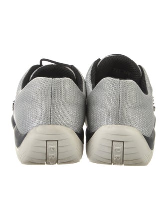 Prada Mesh Crystal Embellishments Sneakers