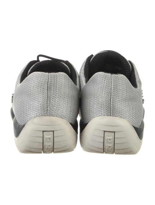 Prada Mesh Crystal Embellishments Sneakers