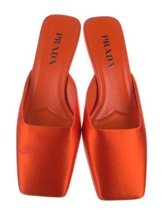 Prada Satin Mules