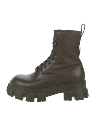 Prada Nylon Combat Boots