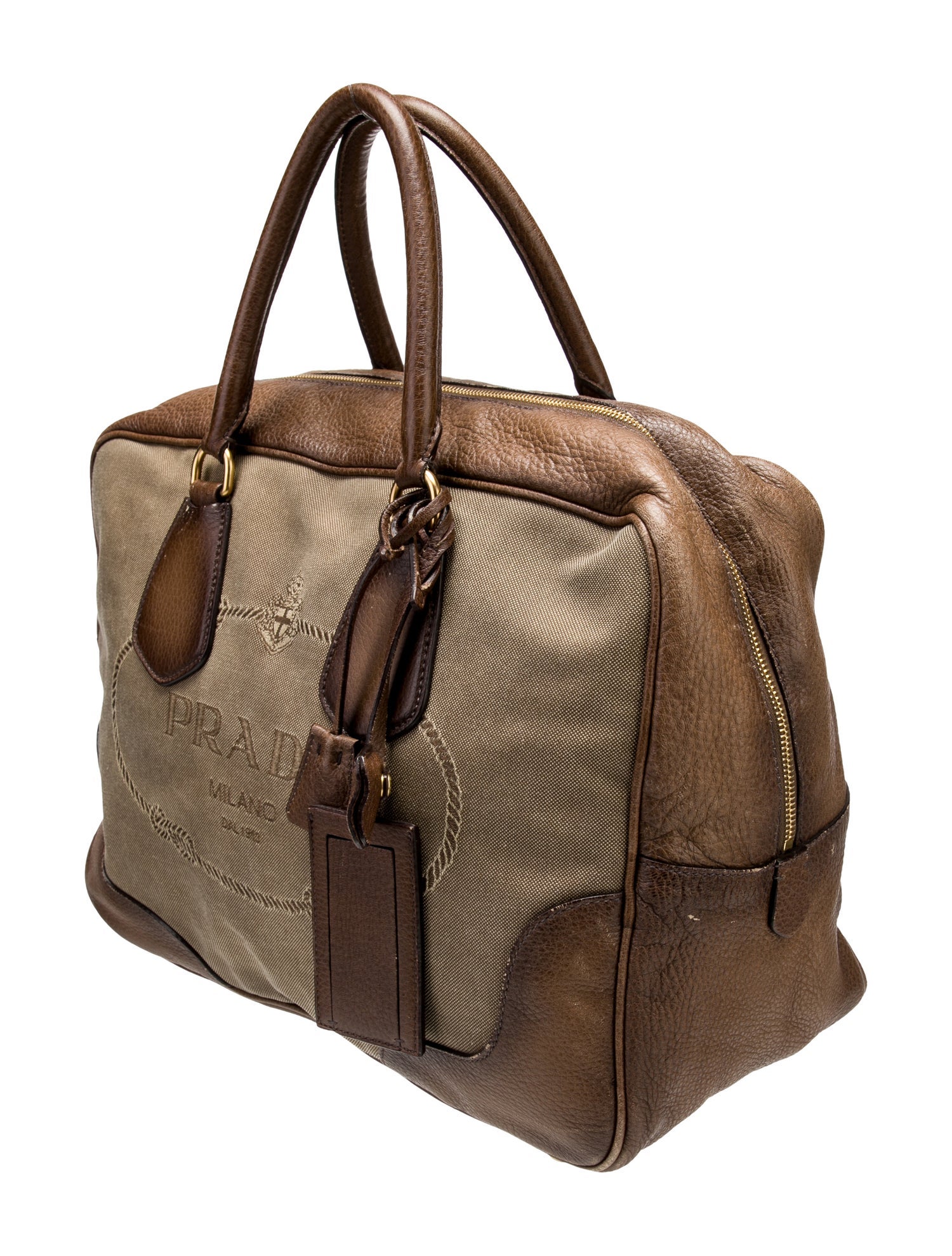 Prada Vitello Daino Leather Briefcase