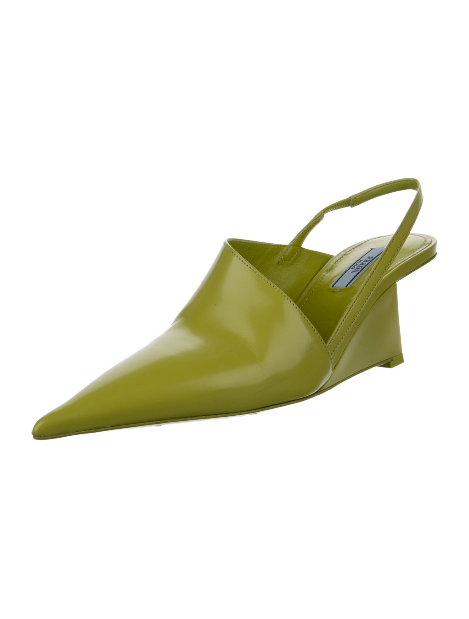 Prada Leather Slingback Pumps