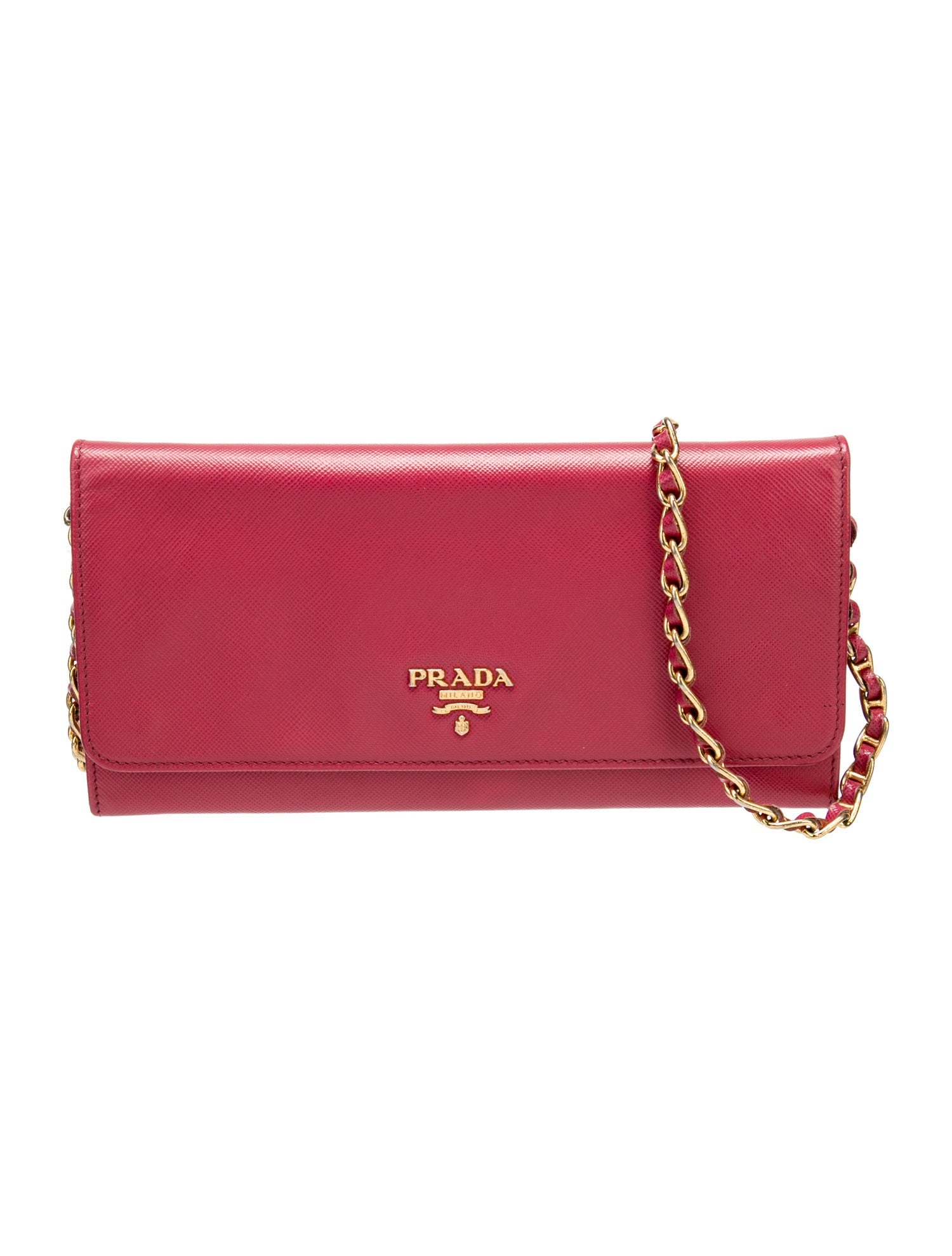 Prada Saffiano Cuir Leather Metal