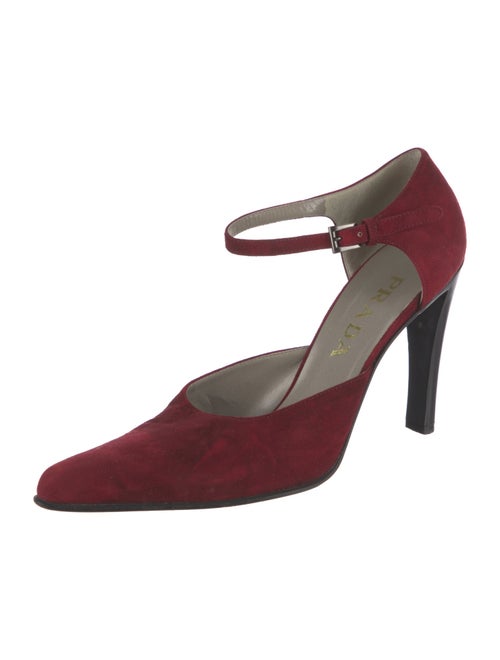 Prada Suede D'Orsay Pumps