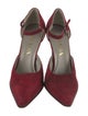 Prada Suede D'Orsay Pumps