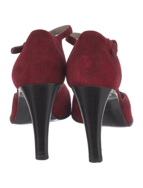 Prada Suede D'Orsay Pumps