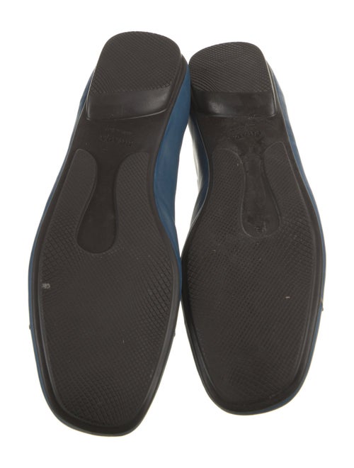 Prada Leather Bow Accents Flats