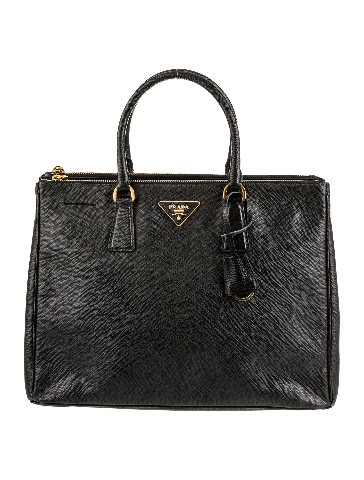 Prada Saffiano Lux Leather Top Handle Bag