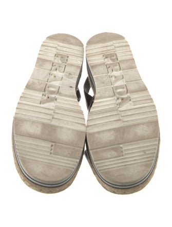 Prada Leather Espadrilles