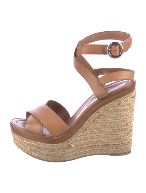 Prada Leather Espadrilles