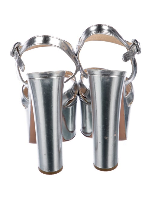 Prada Leather T-Strap Pumps