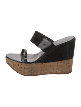 Prada Patent Leather Slides