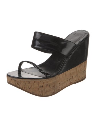 Prada Patent Leather Slides