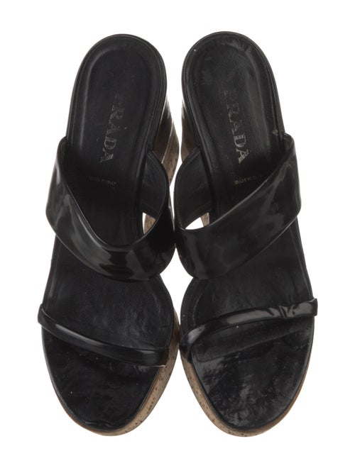 Prada Patent Leather Slides