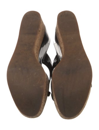 Prada Patent Leather Slides