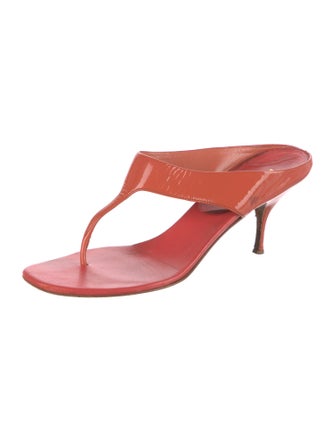 Prada Patent Leather Slides