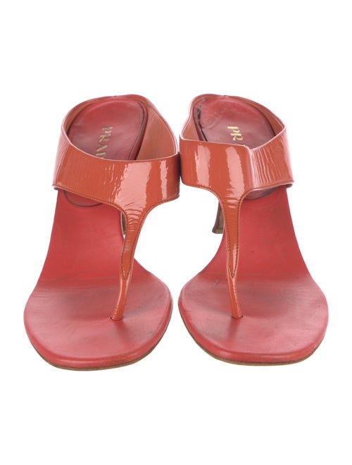 Prada Patent Leather Slides