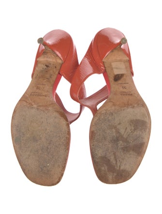 Prada Patent Leather Slides