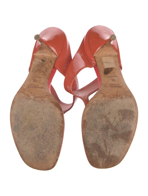 Prada Patent Leather Slides