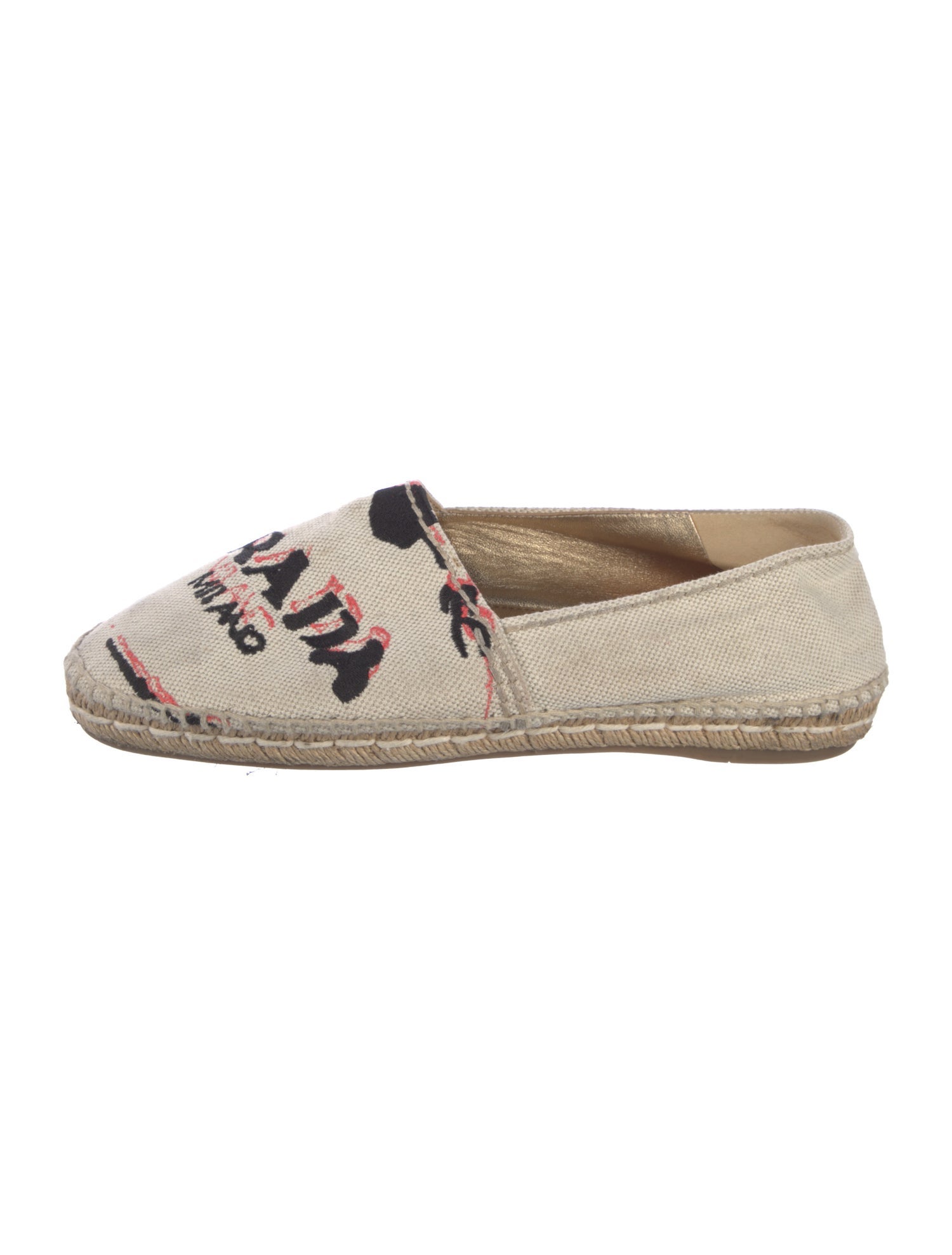 Prada Canvas Printed Espadrilles