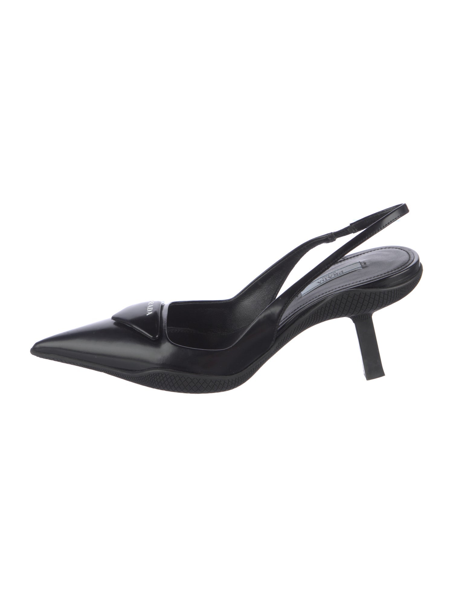 Prada Leather Slingback Pumps