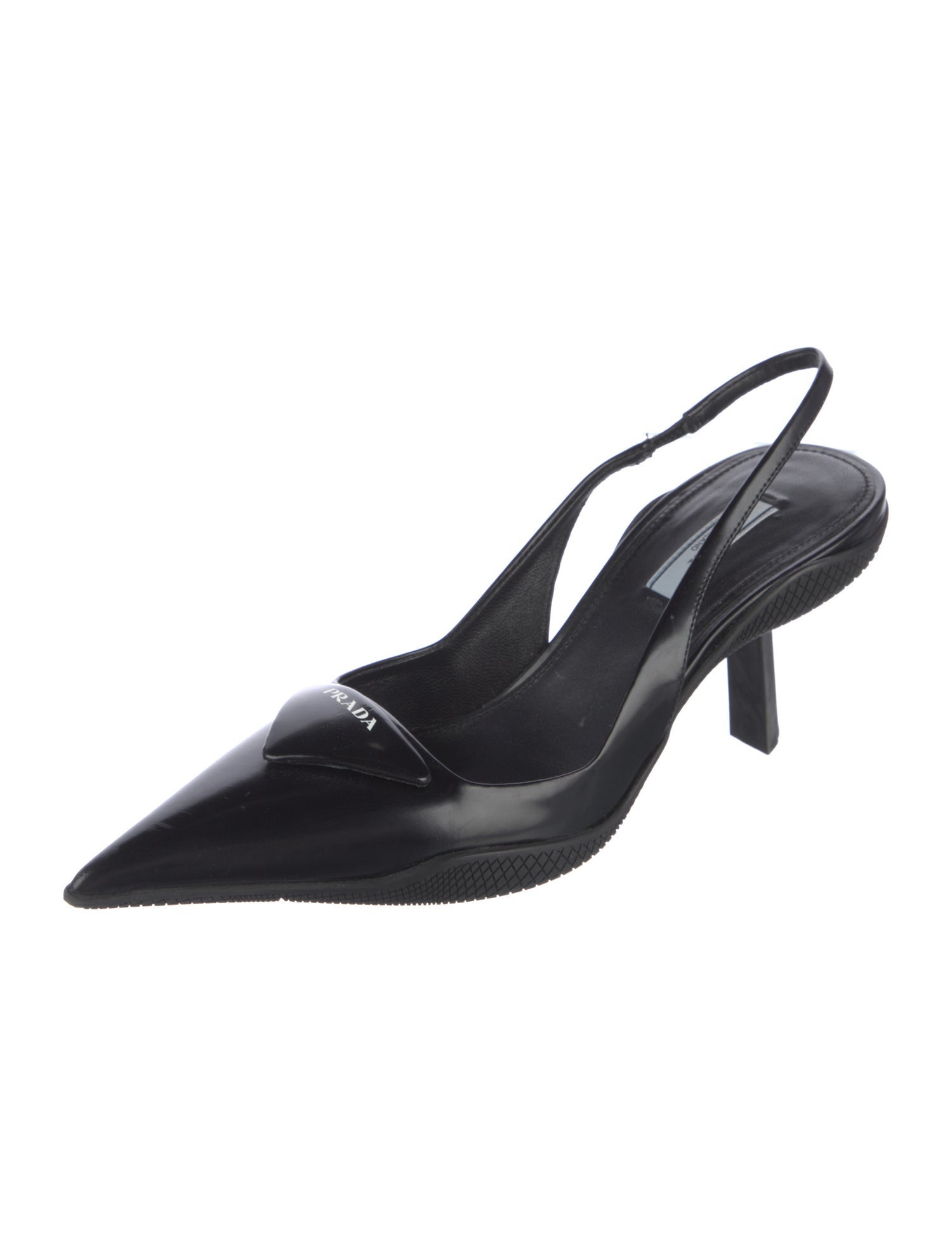 Prada Leather Slingback Pumps