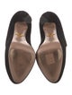 Prada Suede Keyhole Accent Pumps