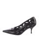 Prada Patent Leather Patterned Pumps