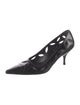 Prada Patent Leather Patterned Pumps