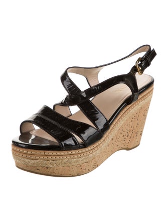 Prada Patent Leather Espadrilles