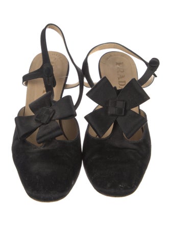 Prada Satin Mules