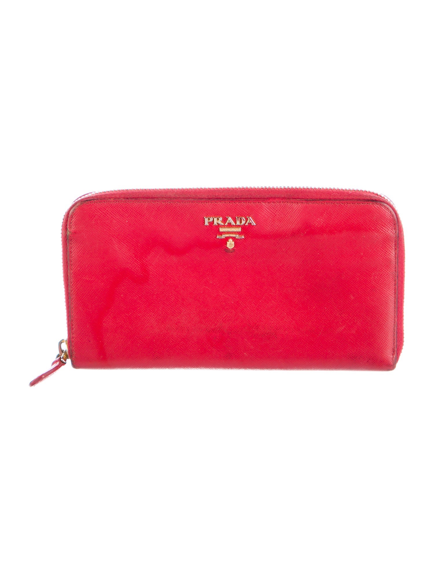 Prada Saffiano Metal Leather Continental Wallet